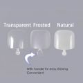 150pcs Frosted False Toenails Short Square Soft Gel Full Cover Pre-shape ToeNail Tip Matte Press on Toe Nail Extension.