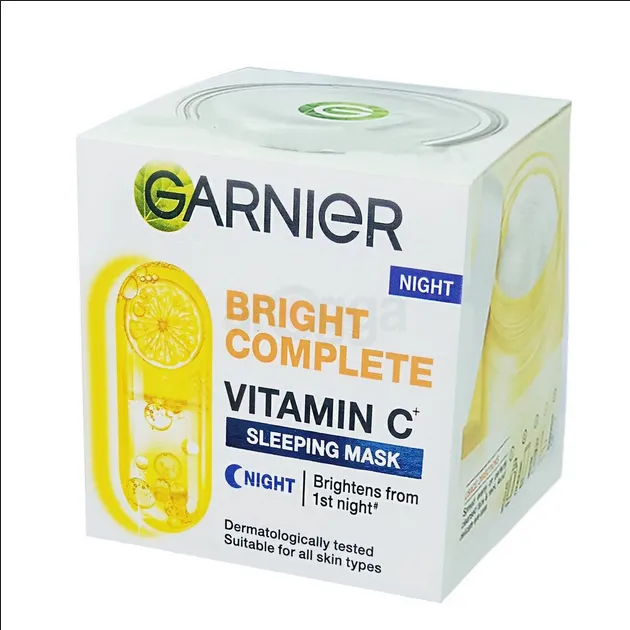 Garnier%20Bright%20Complete%20Vitamin%20C%20Night%20Sleeping%20Mask%20Cream%2040gm%20-%20Image%202