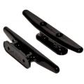 Black Nylon Boat Cleat 6 Inch - Rope Cleat, Kayak, Boat Dock Cleats - Perfect for Marine, Deck, Nautical Decor.