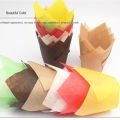 50pcs/bag Newspaper Style Cupcake Liner Baking Cup For Wedding Caissettes Tulip Muffin Cupcake Paper Cup Oilproof Cake Wrapper. 