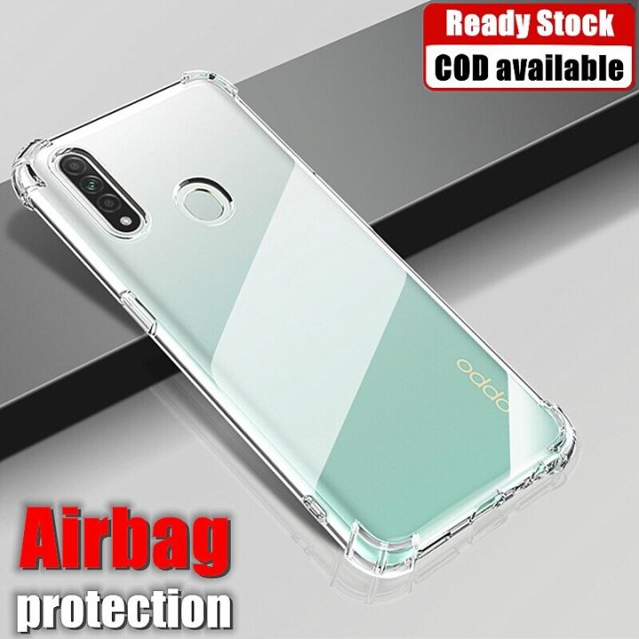 lthmy for OPPO A31 2020 CPH2015 CPH2073 CPH2081 CPH2029 CPH2031 Soft Gel Jelly Case Transparent Full Protective Anti-Scratch Resistant Back Cover Skin