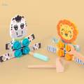 Construction Building Toy Wooden Tool Set for Activities Education Preschool.