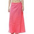 Hot Pink Saree Petticoat Cotton For Women. 
