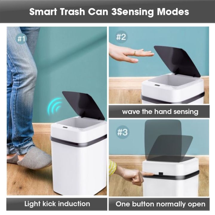 MICCK%20Automatic%20Sensor%20Trash%20Can%20For%20Kitchen%20Smart%20Home%20Rechargeable%20Food%20Waste%20Dustbin%20Square%20Bathroom%20House%20Cleaning%20Bucket%20-%20Image%208