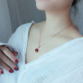 Fox Eye luxury Clavicle Chain Design Lucky Neckless for Stylish Girls or Women.