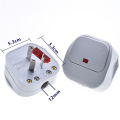 UK /AU 3 Pin Switch13A AC Assembled Power Plug With Switch Male Electrical Socket Fused Connect Cord Overload Protection Adapter. 