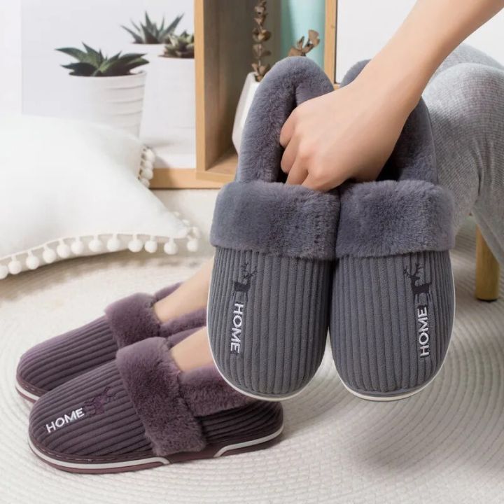 SALE%20Fashion%20Winter%20Furry%20Slippers%20Indoor%20Outdoor%20Soft%20Plush%20Slippers%20Keew%20Warm%20Women%20Men%20Non%20Slip%20Bedroom%20Slides%20Home%20Slippers%20-%20Image%204