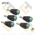 2.1mm Barrel Type Male DC Power Jack-5Pcs.