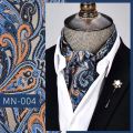 Paisley Men's Neckties Wedding Formal Cravat Silk Ascot Ties For Men Suit Wedding Party Suit Accessories. 