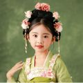 Tassel Chinese Style Hairpin Set Exquisite Flower  Hanfu Hair Stick Hair Comb Alloy Girl Hair Accessories. 