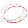 10Pcs Stainless Steel Keychain Rope Wire Cable Loop Screw Lock Gadget Ring. 