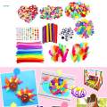 Arts and Crafts Supplies for Kids- Over 1000 Pieces, Colorful, All One. 