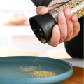 1pc Stainless Steel Pepper Grinder, Seasoning Bottle, Glass Seasoning Bottle, Grinder, Crusher. 