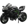 1:12 H2 R Motorcycle Diecast Alloy Model Toy Black Ninja H2R Motorbike Detachable Collection Black. 
