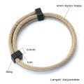 Noter New Fashion Rope Bracelet Unisex 4mm Nylon Thread Adjustable Braclet Couple Braslet Outdoor Navigation Leisure Accessories. 