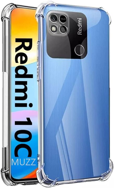 For Xiaomi Redmi 10C Premium Silicone Case Crystal Clear Soft TPU Ultra-Thin Transparent Flexible Protective Mobile Phone Back Cover