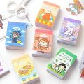 Kawaii Gift DIY Scrapbooking Photo Album Cute Stationery Stickers Bear Rabbit Girl Pattern Memo Sticky Notes Label Decoration Small Bean Book Stickers Diary Stickers (01). 