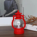 5-Inch Mini LED Hurricane Lamp (Battery Operated) - Warm Yellow Light. 