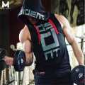 Cotton Sleeveless T Shirt for Men - Black. 