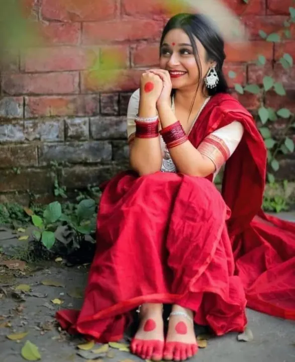 Flat%20Color%20Tangail%20Tat%20Half%20Silk%20Than%20Saree%20-%20Tangail%20Sari%20Collection%20-%20Versatile%20Traditional%20Attire%20-%20Image%204