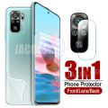 3 in 1 Combo Pack of Matte Screen Ceramic Protector, Camera Lens Protector and Back Poly for Xiaomi Redmi Note 10 Pro, Redmi Note 10 Pro Max and Redmi Note 10. 