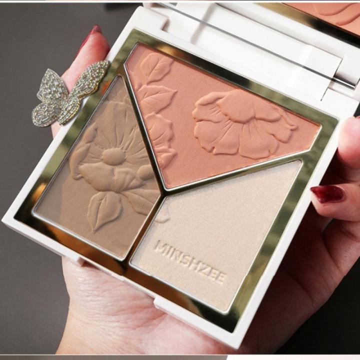 3-In-1%20Matte%20Highlight%20Contour%20Palette%20Face%20Shading%20Highlighter%20Eyeshadow%20Blush%20Bronzer%20Grooming%20Pressed%20Powder%20Lasting%20Makeup%20-%20Image%202