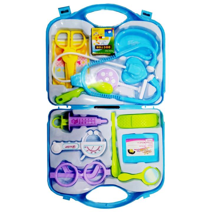 Doctor Toy Set For Kids Plastic Doctor Play Set For Kids Children Play-House Game Doctor Nurses Dentists Role Play Game