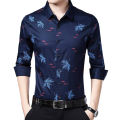 Stylist Printed Cotton Long Sleeve Casual Shirt For Men.