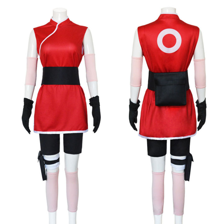 Haruno%20Sakura%20Cosplay%20Shippuden%20Anime%20Costume%20Wig%20Women%20Girls%20Skirt%20Outfit%20Unisex%20Ninja%20Cartoon%20Halloween%20Carnival%20Costume%20-%20Image%202