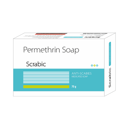 Permethrin Soap Scrabic Soap 75gm