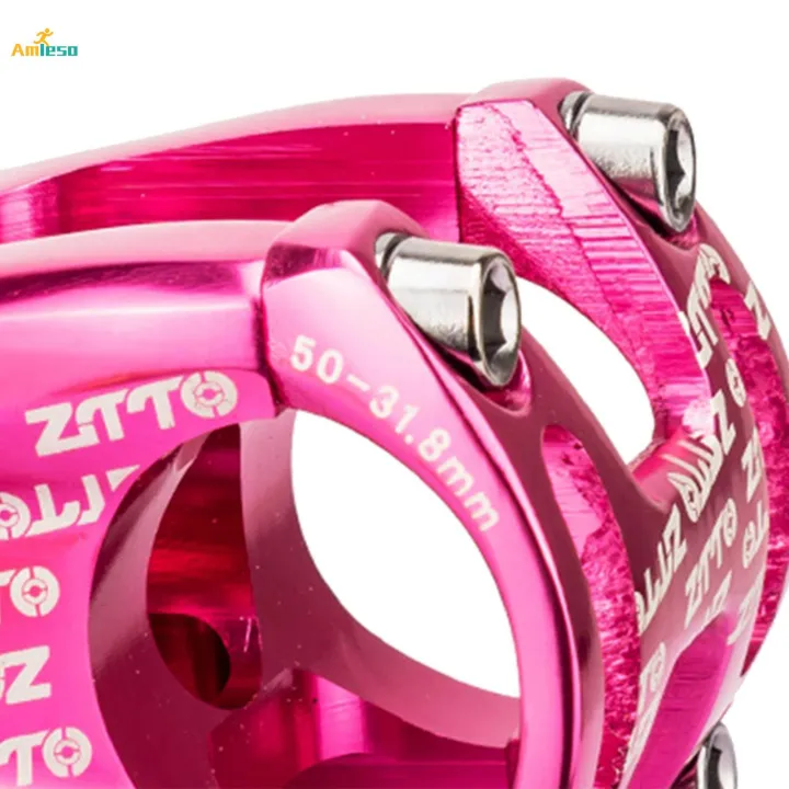 31.8mm%20Bike%20Stem%20Bicycle%20Short%20Stem%20High%20Strength%20Handlebars%20Riser%20for%20Mountain%20Bike%20,%20Pink%20-%20Image%205