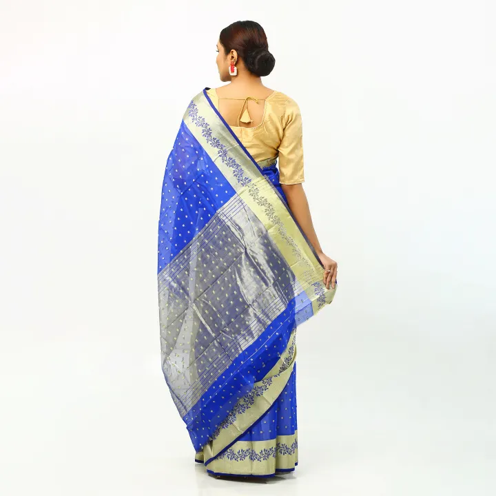 Deep%20-%20Blue%20Color%20Comfortable%20Semi%20Katan%20Saree%20for%20Women%20Without%20Blouse%20Piece%20-%20Home%20Office%20Partywear%20-%20Suitable%20for%20Every%20Occasion%20-%20Image%203