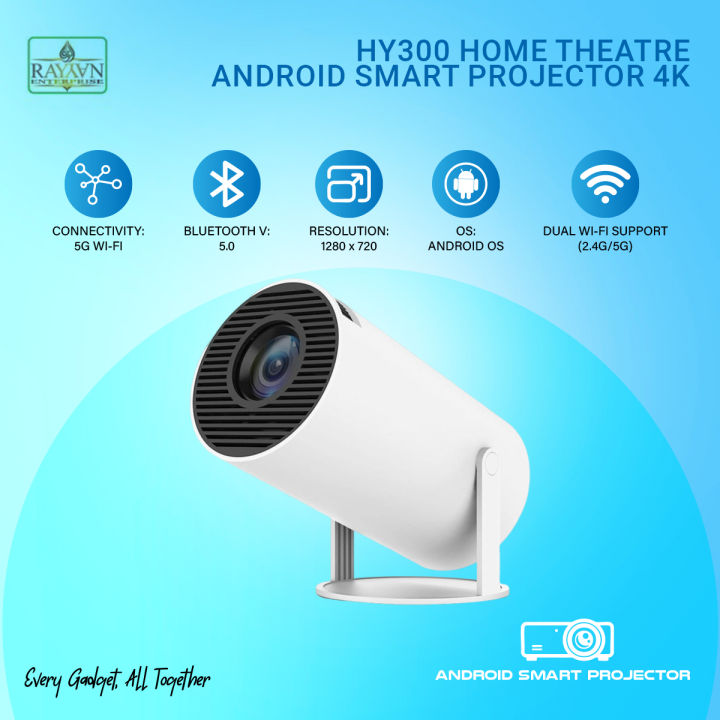 Home%20Theatre%20Android%20Smart%20Projector%20HY300%204K%20%20WiFi%20Bluetooth%20portable%20Projector%20Price%20in%20Bangleadesh%20-%20Image%203