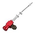 Motorcycle Hydraulic Clutch Master Cylinder Rod Brake Pump M10x1.25mm Aluminum red. 