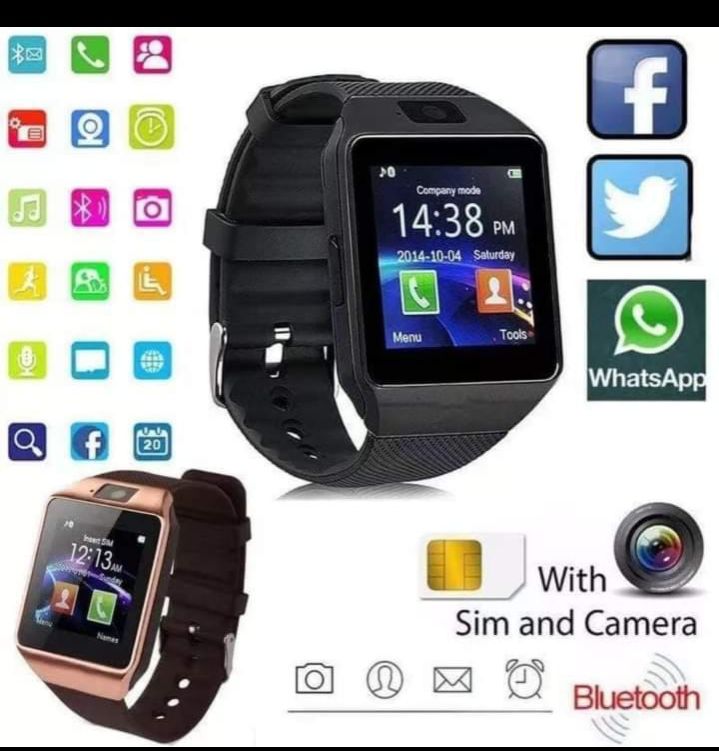 Smartwatch Dz09 Touch Screen SIM TF card SD Card Camera Call smart watch v8