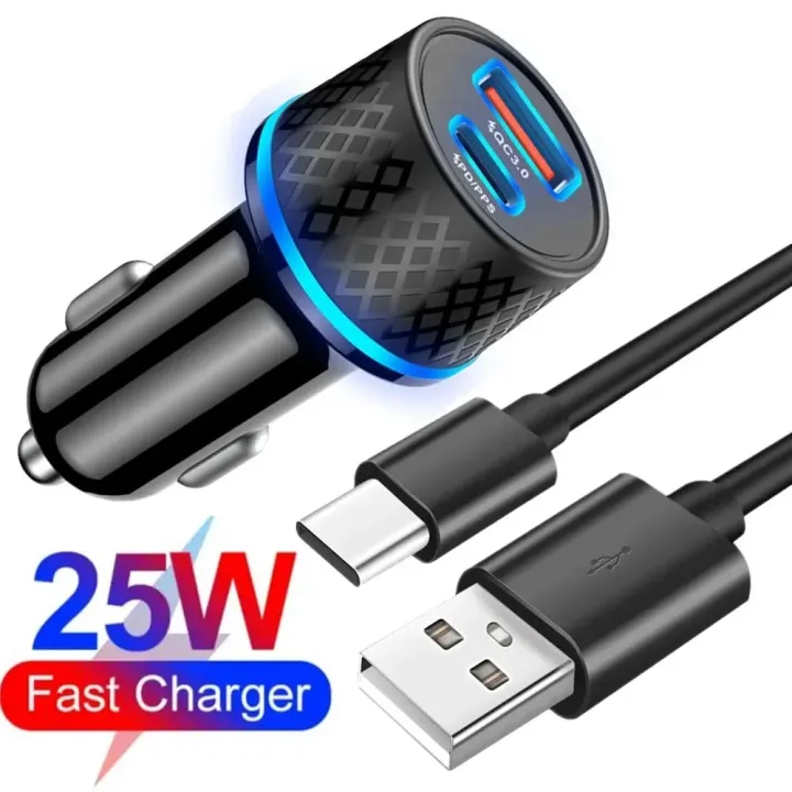 Fast%20Quick%20Charging%2025W%20Dual%20Ports%20Type%20c%20USb-C%20Car%20Charger%20Power%20Adapters%20for%20iPhone%2013%2012%20Pro%20Samsung%20Xiaomi%20Android%20phone%20-%20Image%207