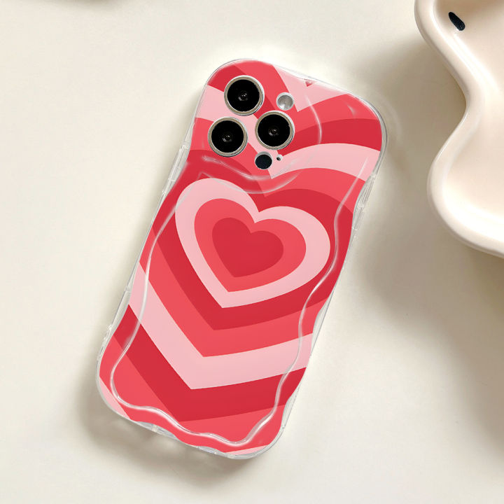 Jizetin%20for%20iPhone%2012%20Pro%20Back%20Cover%20Colorful%20Love%20Cream%20Wavy%20Edge%20Soft%20Silicone%20Phone%20Case%20-%20Image%207