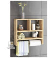 Furnisha Towel Rack and Bathroom shelf | Multipurpose Wall Mounted Shelves Storage Organizer. 