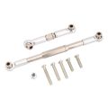 2 Set RC Car Part: 1 Set Steering Linkage Rod Set & 1 Set Bridge Front Axle Full Metal Kit. 