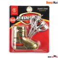 Shoe Shape Anti Theft Disc Brake Rustproof Rotor Lock (Antique Bronze Color) 1 Piece with 3 Key. 