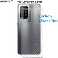 Carbon Fiber Sticker Protection For Oppo F19 Pro.