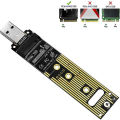 M.2 NVME SSD to USB 3.1 Adapter PCI-E to USB-A 3.0 SSD Internal Converter Card Eatop. 