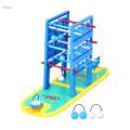Ladder Ball Game Educational Board Game for Entertainment Children.