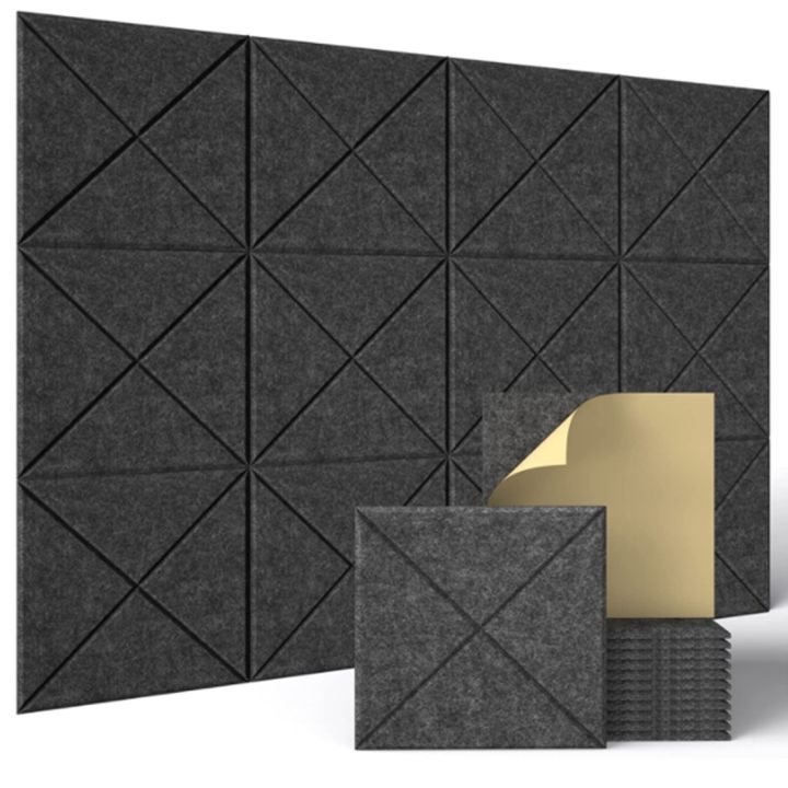 12 Pcs Acoustic Panels,for Acoustic Treatment,Wall Decor,Studio,Etc