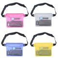 Drifting Swimming Three-Layer Sealed Waterproof Bag Storage Bag Touch Screen Crossbody Plus-Sized Takeaway PVCWaterproof Waist Bag. 
