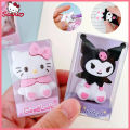 1pcs Sanrio Kitty Kuromi Hello Silicone Mini Manual Pencil Sharpener Cute Cartoon Student School Supplies Wholesale Girls Gifts minghao.