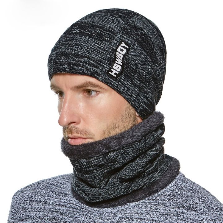 Winter%20Beanie%20Hats%20Scarf%20Set%20Warm%20Knit%20Hat%20Skull%20Cap%20Neck%20Warmer%20with%20Thick%20Fleece%20Lined%20Winter%20Hat%20and%20Scarf%20for%20Men%20Women%20-%20Image%205