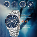 New Design REWARD VIP Business Watches for Men Stainless Quartz Wristwatches Waterproof Chronograph Luminous Sport Wrist Watch.