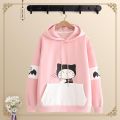 2023 New Stylish Design Ladeis  Printed Cotton Hoodie For Winter. 