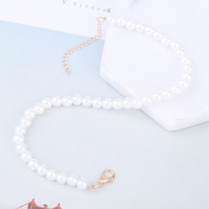 Faux%20Pearls%20Beaded%20Anklet%20Set%20Elastic%20Personality%20Ankle%20Bracelet%20Set%20For%20Women%20Girls%202%20PIC%20-%20Image%204
